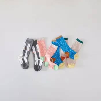 

Korean cartoon rabbit floral baby socks children's socks autumn boy girls tube sock cotton kids socks for babies calcetines