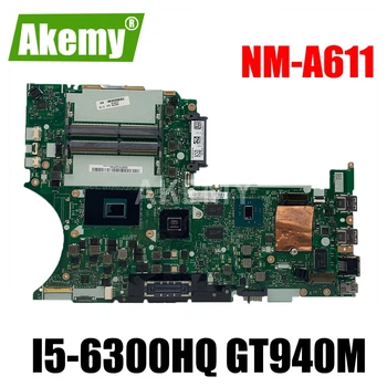 

NM-A611 For Lenovo Thinkpad T460P notebook motherboard CPU i5 6300HQ GPU GT940M FRU 01YR866 01YR868 01YR870 01YR869