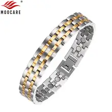Moocare магнитный браслет женские титановые для здоровья позолоченная ручная цепочка ювелирные аксессуары