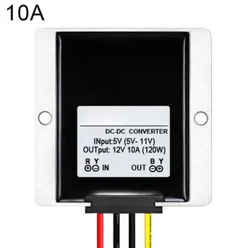 

DC-DC 5V-11V to 12V 10A/8A/5A ABS Boost Module Power Supply Step-up Adapter