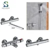 Thermostatic Shower Faucet Mixing Valve Thermostatic Faucets Shower Bathroom Combination Water mixer Bathtub Faucet with handle 1
