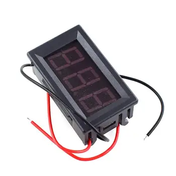 

Mini LED Display Digital Voltmeter Panel Volt Voltage Meter Tester Reverse connection protection 12V For Car motorcycle