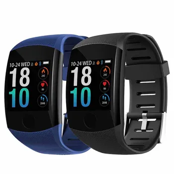 

Q11 Smart Watch Waterproof Fitness Bracelet Big Press Sn Message Remind Heart Rate Time Smartband Activity Tracker Wristband