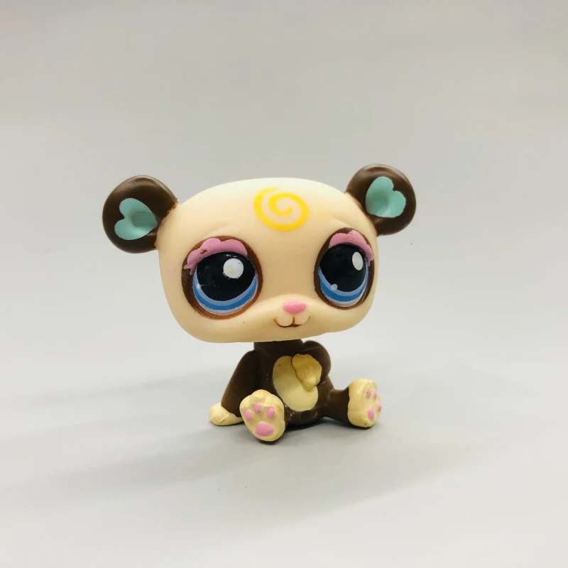 Оригинальные милые игрушки, прекрасный Petshop, животное, животное, очки, медведь, панда, енот, самая маленькая фигурка, кукла, маленький подарок, игрушка для девочки - Цвет: B