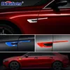 2PCS Car Reflective Tape Bumper Reflective  Strip Warning Safety Mark Carbon Fiber Stickers Auto Styling Accessories for all car ► Photo 3/6