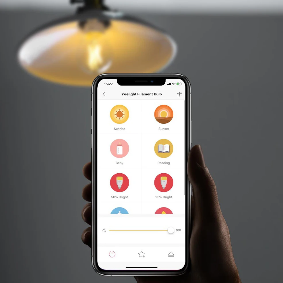 Крепление для спортивной камеры Xiao mi Yeelight умный светодиодный ламп накаливания E27 Яркость Регулируемый энергосберегающие умная электрическая лампочка эдисона mi лампы для mi jia приложение Apple Homekit