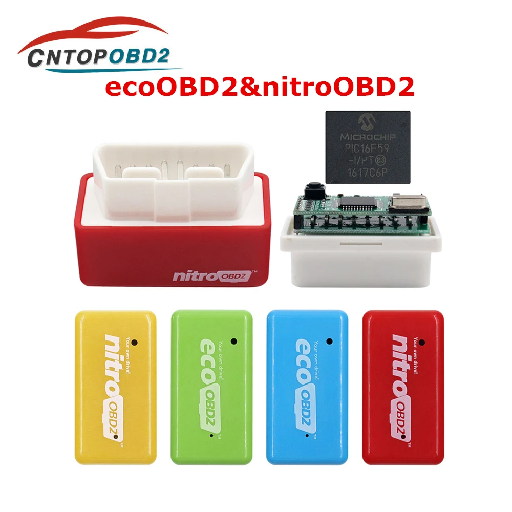Чип Nitro OBD2 EcoOBD2 с двойным блоком управления ECU чип тюнинг нитроobd2 Eco для