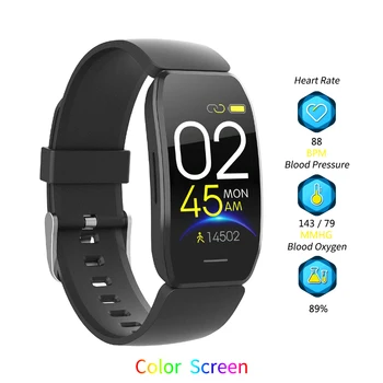 

Fitness Bracelet C114 Smart Watch Heart Rate Monitor Health Tracker Sleep Monitoring Sport Smart Bracelet Waterproof Fashion