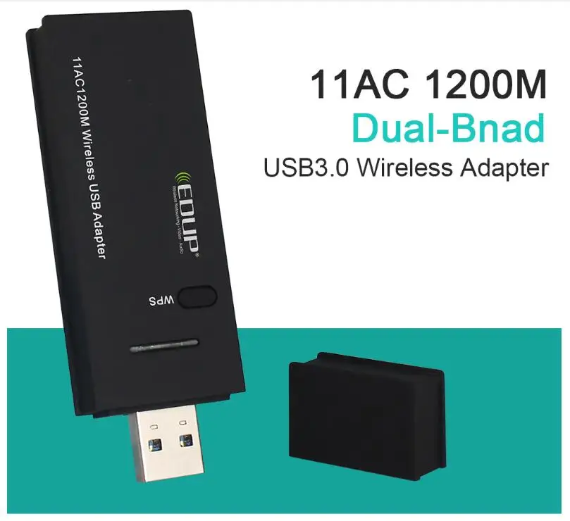 Свободный привод с USB Wifi адаптер 1200 Мбит/с Wi-Fi адаптер 5 ГГц USB Ethernet PC Wi-Fi адаптер USB 3,0 lan Wifi ключ AC Wifi приемник