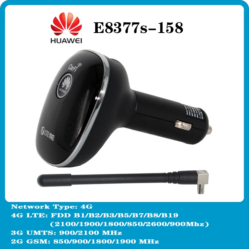 Huawei разблокированный CarFi E8377 E8377s-158 Hilink LTE Hotspot 4G Cat5 12V автомобильный Wi-Fi