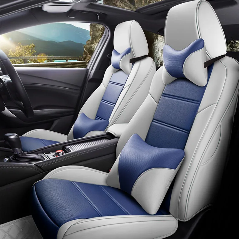 Кожаный чехол на сиденье для Mitsubishi strength dazzle pajero v73 v93v97 Eclipse Cross ZINGER автомобильные аксессуары