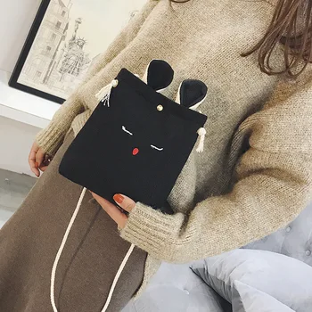 

WOMEN'S Bag 2020 Korean-styleNew Style Cotton Linen Shoulder Bag lykj-yx