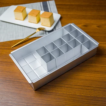 

Household Aluminum Alloy Cake Mold Digital Letter Creative Type Combination Baking Tray DIY Children Handmade Puzzle Baking Tray