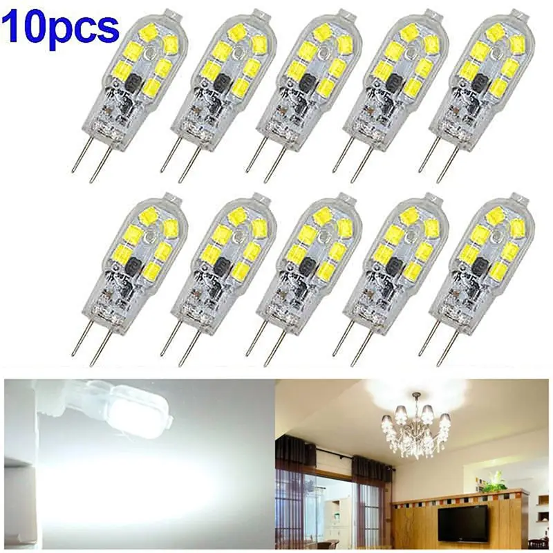 

10X G4 LED Bulb 2W Bulb Warm White 12 SMD 2835LED Low Power 120LM LED Bulb AC220V