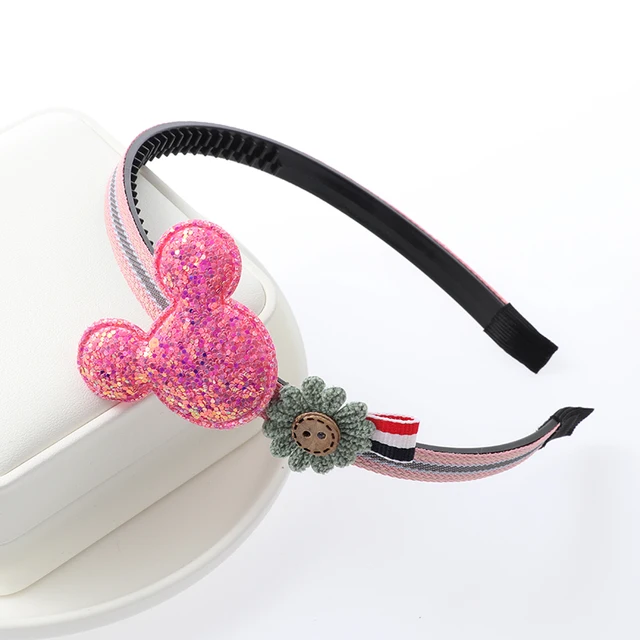 Cute girl hairbands bow Hair bands headwear with tooth non-slip hair band hair accessories Korean girl baby hair band Headdress style-2