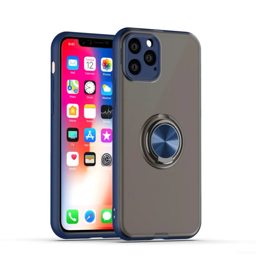 新款亮甲指环手机壳 iphone12