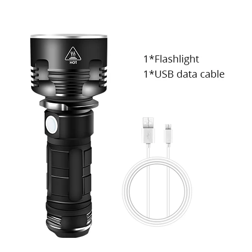 Package A EeeToo Ультра мощный светодиодный фонарь L2 P70.2 тактический фонарь USB Перезаряжаемый Linterna водонепроницаемый ночной фонарь - Испускаемый цвет: Package A