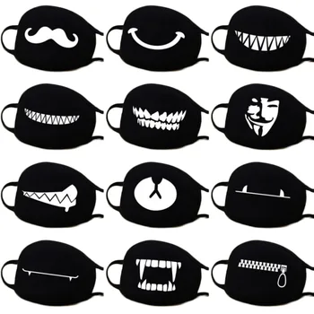 

40 Style Cartoon Lovely Cotton Masks Party Respirator Keep Warm Cotton Cute Bear Mask Camouflage Anti Dust Mouth Masks Muffle