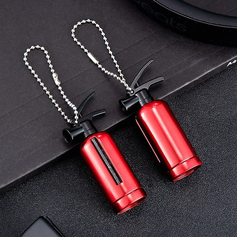 

New personality metal match extinguisher lighter match torch lighter little man outdoor gadget lighter torch
