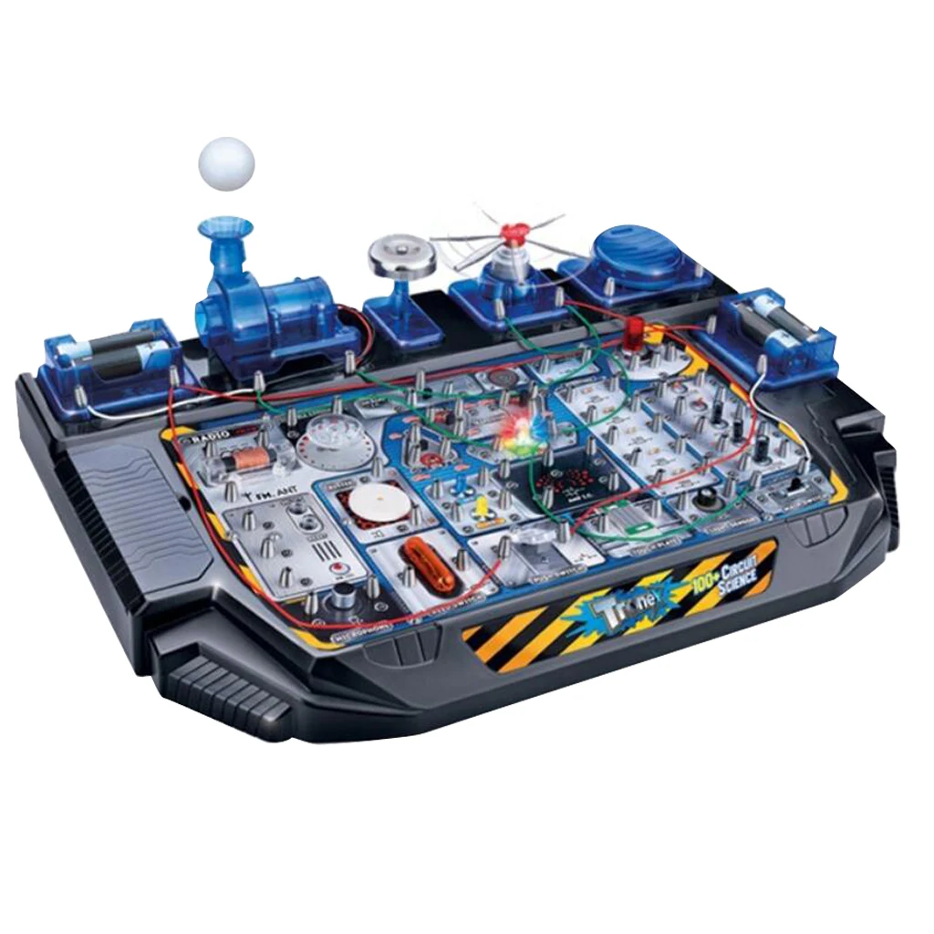 

100-in-1 Science Electronic Building Circuit Kits, Innovative Learning Center Toys, Physical Education Experiment Learning Toy