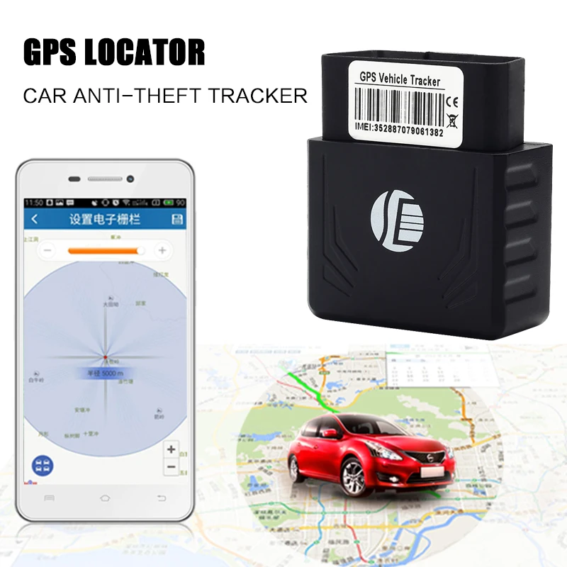  Vehemo TK306 OBD Auto GPS Tracker Locator GPS Tracking Gerät Echtzeit Alarm für Positionierung Modu