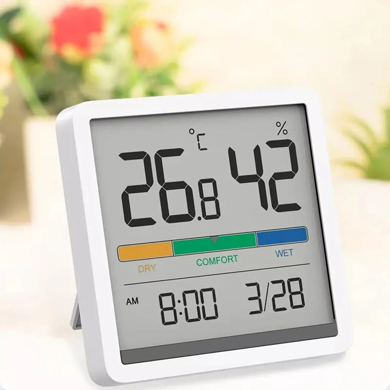 Xiaomi temperature and humidity clock. Часы с градусником и датчиком влажности xiaomi. Xiaomi temperature and humidity clock. Часы гигрометр xiaomi. Xiaomi термометр гигрометр.