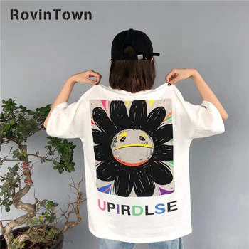 

Spring&summer T Shirt Women Korean Style Harajuku Plus Size Half Sleeve Preppy Style Couple Tshirt Casual Hot Sale Free Shipping