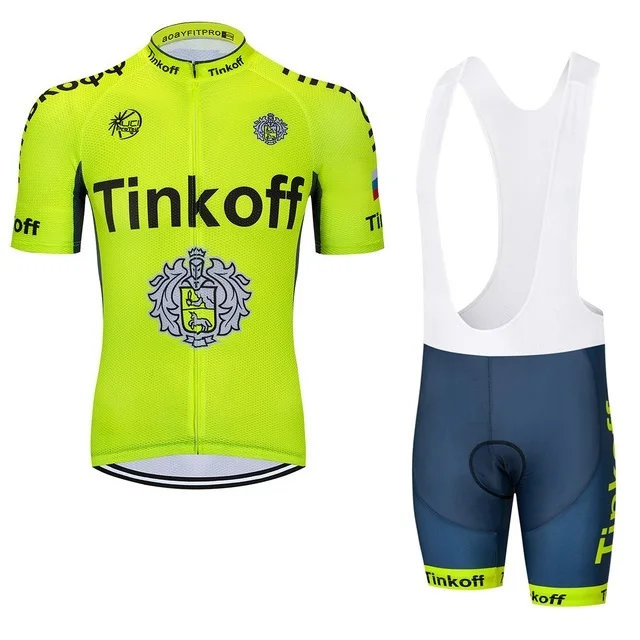 Saxo Bank Tinkoff Ropa Ciclismo/ciclo Ropa Ciclismo Спортивная одежда/bicicleta de carreras Ropa Ciclismo Джерси 9D нагрудник шорты - Цвет: C9