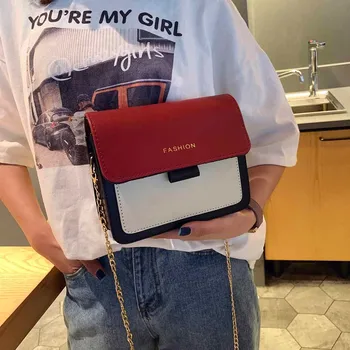 

Women Vintage British Style Messenger Bag Fashion Chain Shoulder Bag Simple Bag Crossbody Bag Anti-theft Shopping Beach Bag