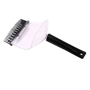 

2 In 1 Bangs Comb DIY Hairstyle Portable Fringe Cut Tool Easy Clean Plastic Home Detachable For Beginners Hair Trimmer Salon