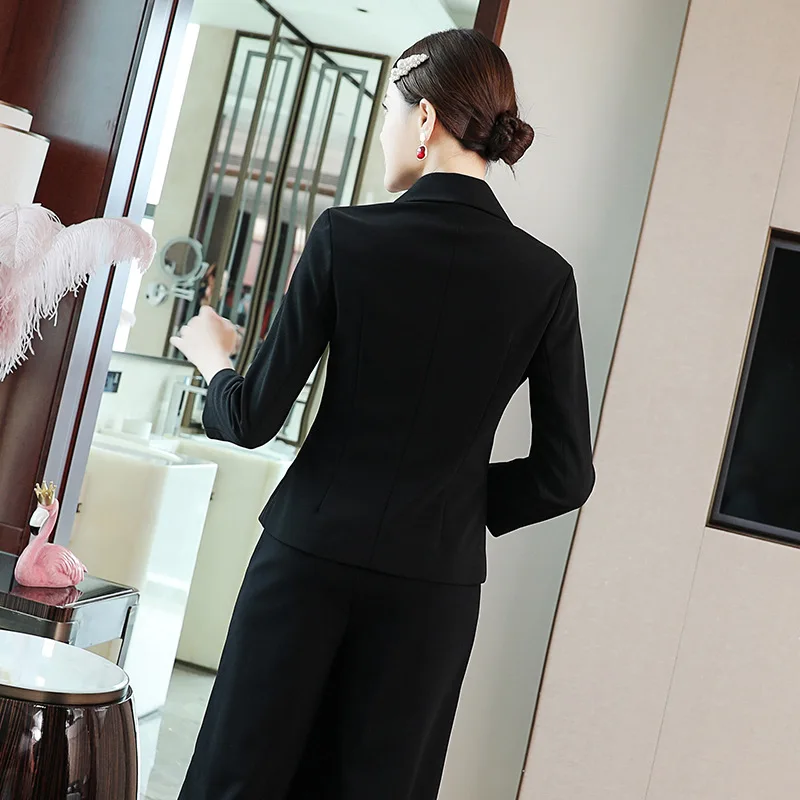 

2019 Autumn WOMEN'S Dress New Products Coat Chinese-style Bamboo Leaf Embroidered Small Suit Light Luxury Wear Tops 99307