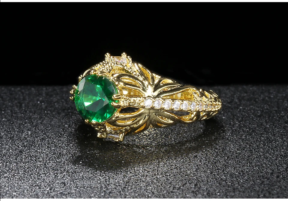 Bague Ringen, Овальный Изумрудный дворец, полый узор, серебро 925, ювелирное изделие, винтажное Драгоценное кольцо для женщин, Бабочка, корона
