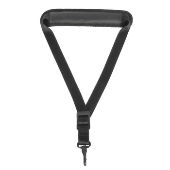 

Accessories Soft Saxophone Strap Artificial Leather Padded Alto Tenor With Hook Clarinet Neck Belt Single Shoulder Adjustable