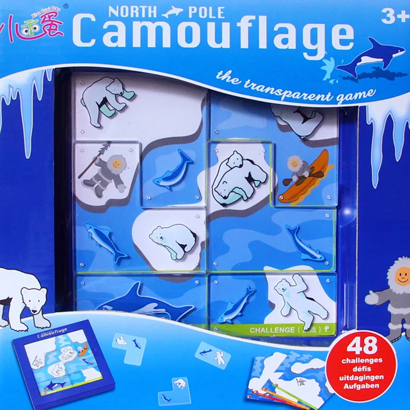 Камуфляж игра Arctic Приключения Настольная игра для Семья легко играть игра-головоломка для детей обучения