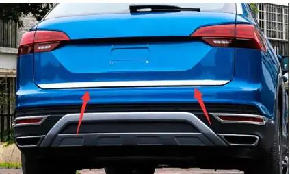 Для Volkswagen TAYRON украшения багажника яркий хвост двери яркий хвост аксессуары - Цвет: Темно-серый