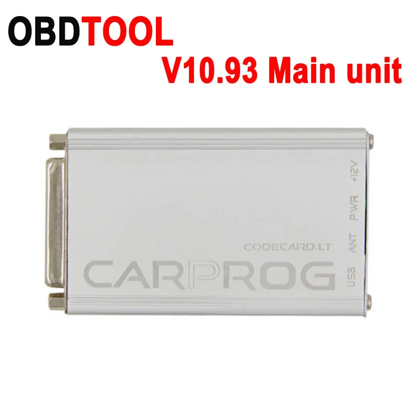 Новейший Carprog V10.93 V8.21 полный 21 адаптер для автомобиля Prog 10,93 8,21 ECU чип тюнинг онлайн ECU программист подушка безопасности инструмент сброса