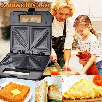 

Multifunction Electric Eggs Sandwich Maker Mini Bread Grill Waffle Crepe Toaster Pancake Baking Non stick Breakfast Machine 750W