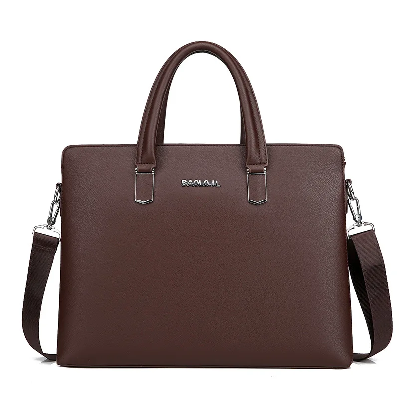 

Fashion 2018 New Style Business Men Business Trip Briefcase Fashion Shoulder Cross-body Hand Computer Bag Horizontal And Vertica