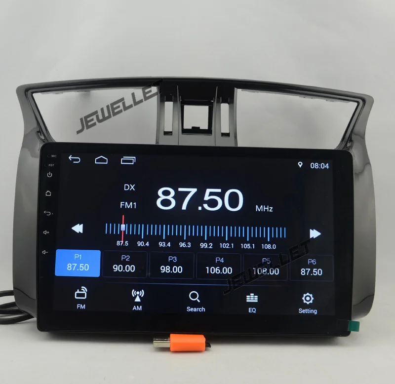 Excellent 10.1" Quad-core 1024*600 HD screen Android 8.1 Car GPS radio Navigation for Nissan Sentra,Pulsar,Sylphy 2013-2016 5