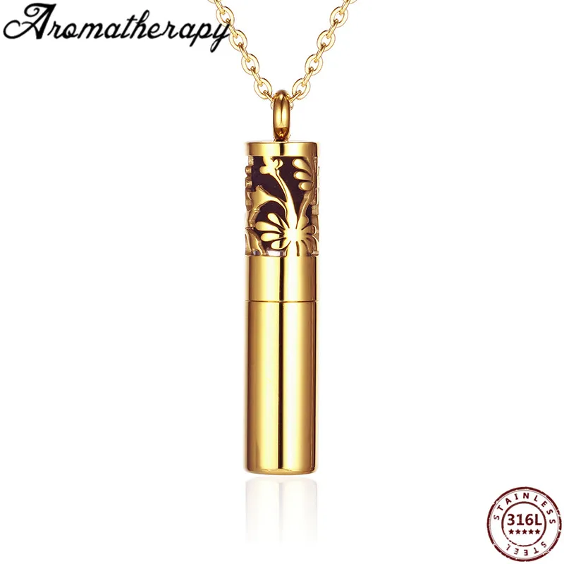 Rose Gold-X Флакон для эфирного масла ароматерапия диффузор медальон из нержавеющей стали с 9 шт. подушечками 1 парфюм хлопок для женщин и мужчин - Окраска металла: Rose Gold-X