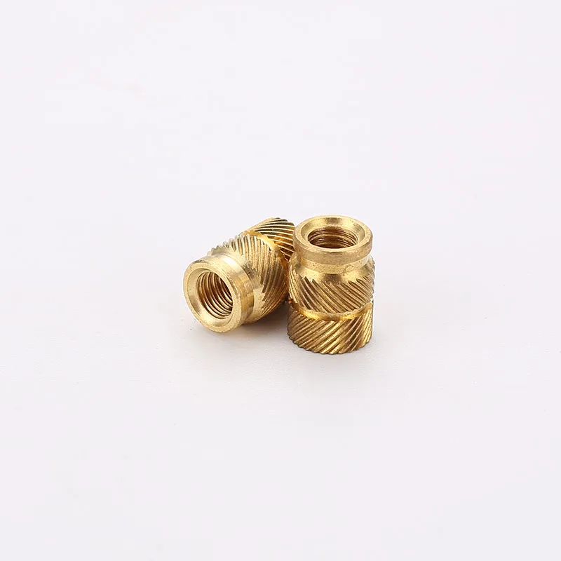 Brass Hot Melt Inset Nuts Heating Molding Copper Thread Inserts SL-type Double 