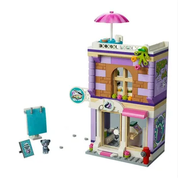 

Bela 11200 Girl Friends Emma's Art Studio Building Blocks 241pcs Bricks Model Kids Toys Gift Compatible Friends 41365