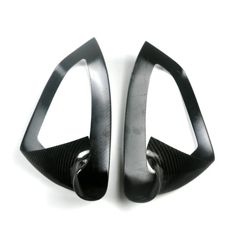 for Mercedes Benz W204 C Class C63 C230 C300 2006-2009 Carbon Fiber Side Rear View Mirror Cover Trim Car Accessories