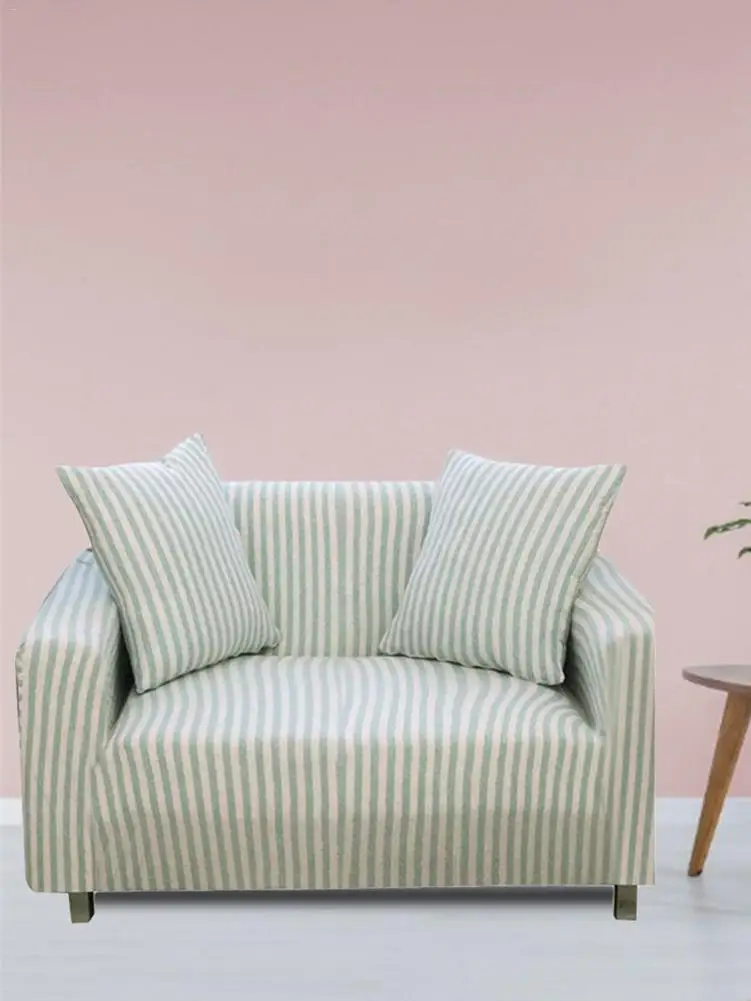 

Cotton Elastic Stretch Sofa Cover Overall Coverage For Living Room Sofa Cover Single/Two/Three/Four seat