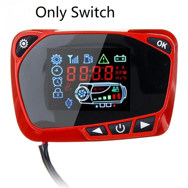 switch only 12 В автомобильный обогреватель, ЖК-дисплей, термостат, переключатель для автомобильных дорожек, воздушный обогреватель, стояночный обогреватель, контроллер, аксессуары для замены автомобиля - Color Name: switch only