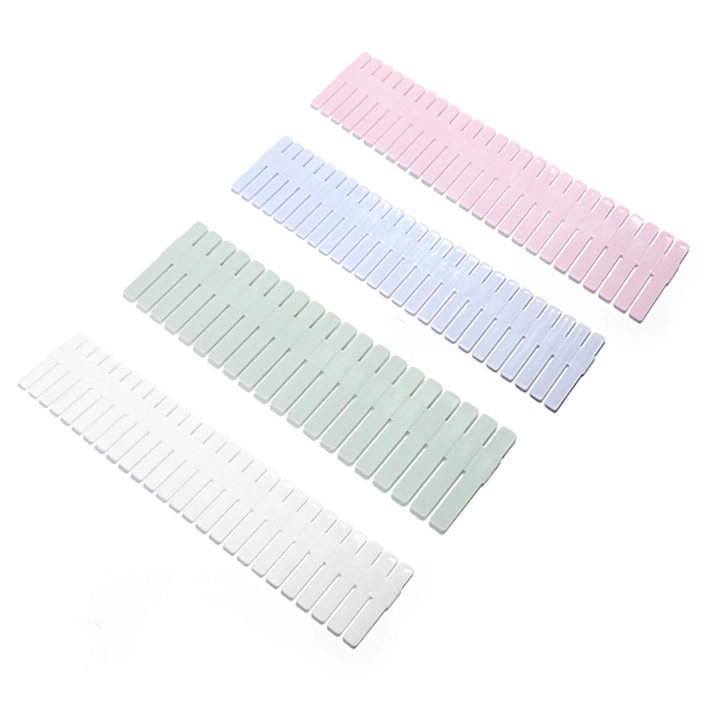 

Creative 8Pcs Plastic DIY Grid Drawer Adjustable Separator Divider Household Necessities Storage Organizer Space-saving Tools