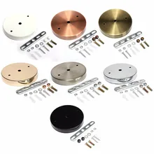 Smuxi E27 патрон для лампы 120 мм основание светильника потолочный навес Настенные светильники крепление СВЕТОДИОДНЫЙ винтажный подвесной светильник основание в форме диска