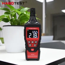 HABOTEST HT618 Digital Temperature Humidity Meter Wet Bulb Dew Point Thermometer Weather Station Monitor LCD Color Display