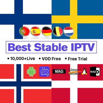 

Nordic IPTV M3u Switzerland IPTV Subscription 1 Year Code Smart IPTV Europe Poland Norway Albania Finland 4K HD no app include