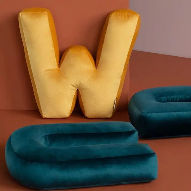 2021 New 26 Letter Children's Toy Pillow Baby Sleep Comfort Pillow Sitting Room Bedroom Background Camera Artifact 3